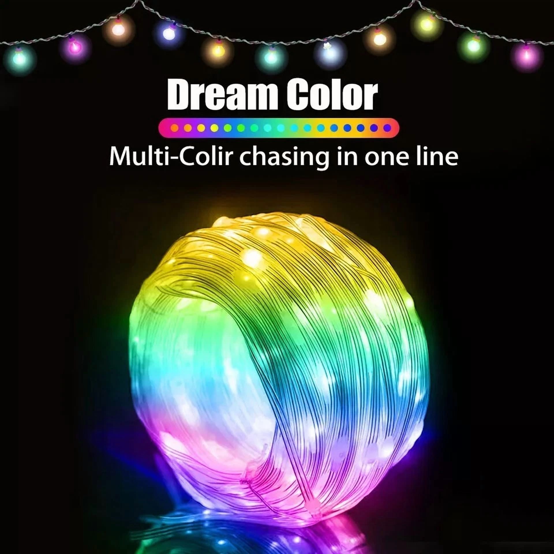 200 Led 65Ft Strip Rope Light Tube String Outdoor Garden Party Decoration Lights - Image 6