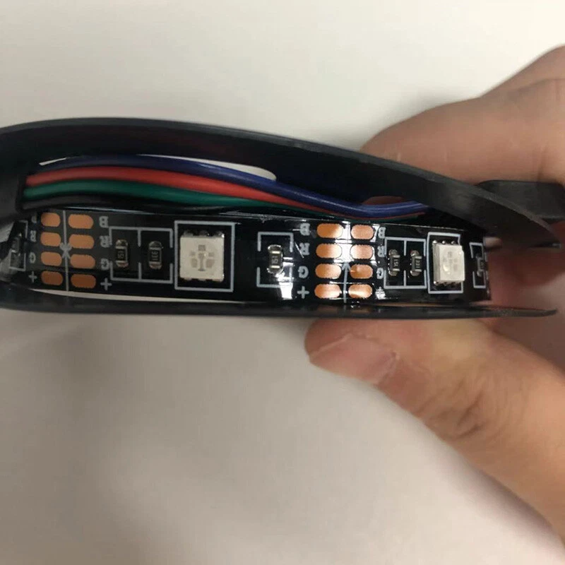 Dc5V Black Pcb 16.4Ft 5M 5050 Smd 150 Led Flexible Strip Lights Party Decor Lamp - Image 6