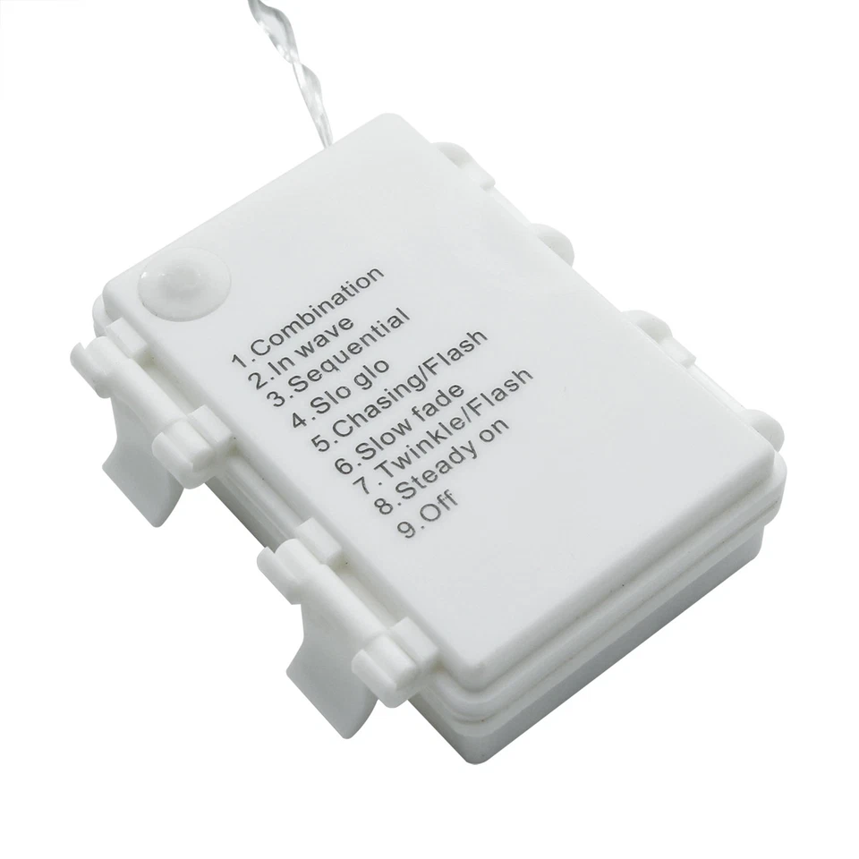 Battery Powered 32Ft Green100 Led Fairy String Lights Xmas Tree Party Halloween - Image 2