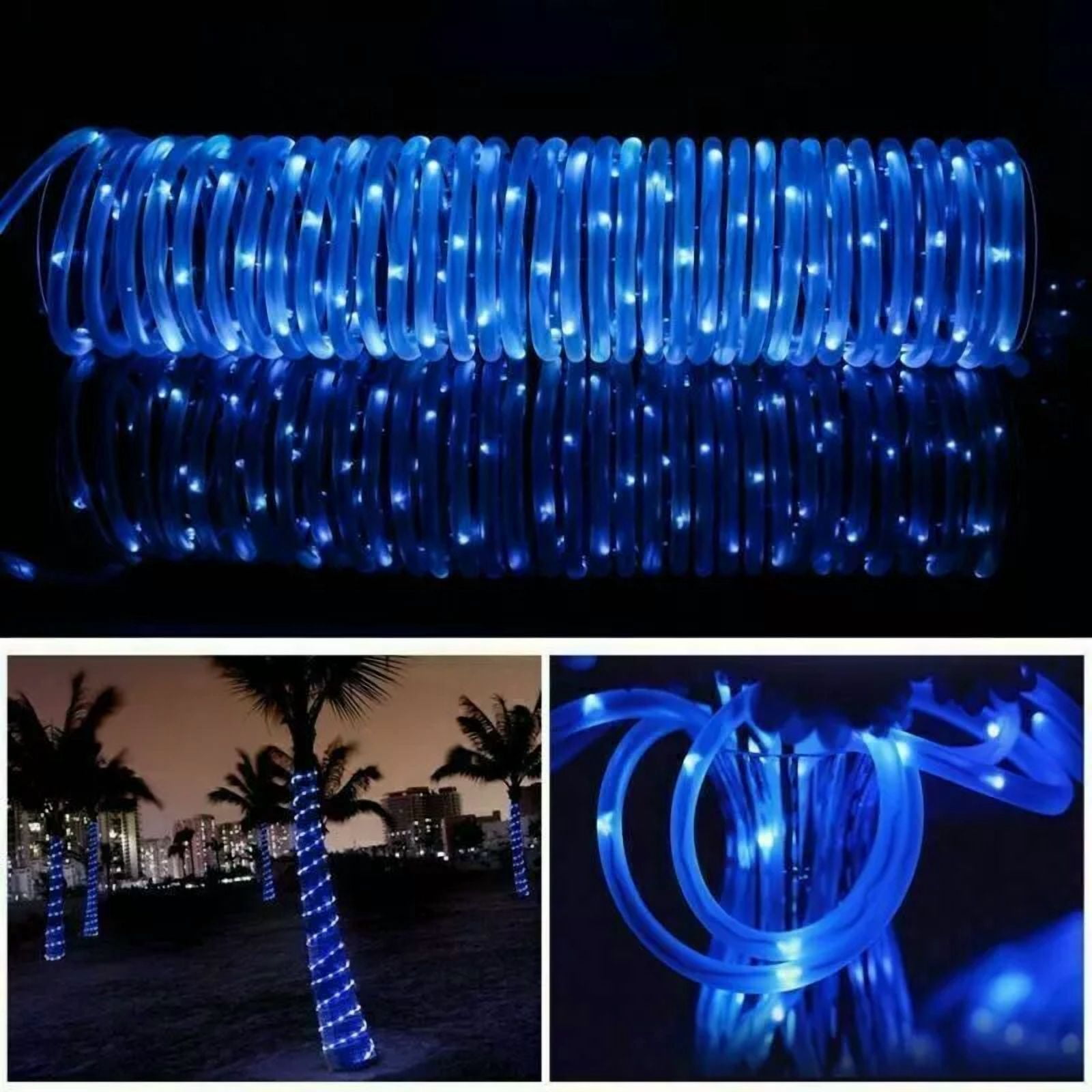Solar Rope String Lights Outdoor Waterproof Fairy Lightstree Pool Decor Home - Image 5