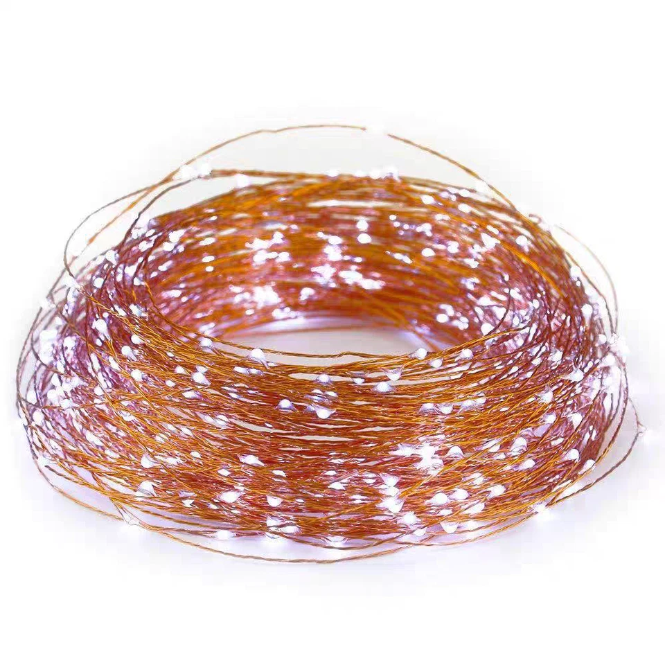 Led Outdoor Fairy String Lights Copper Wire Waterproof Garden Yard Decor - Image 3
