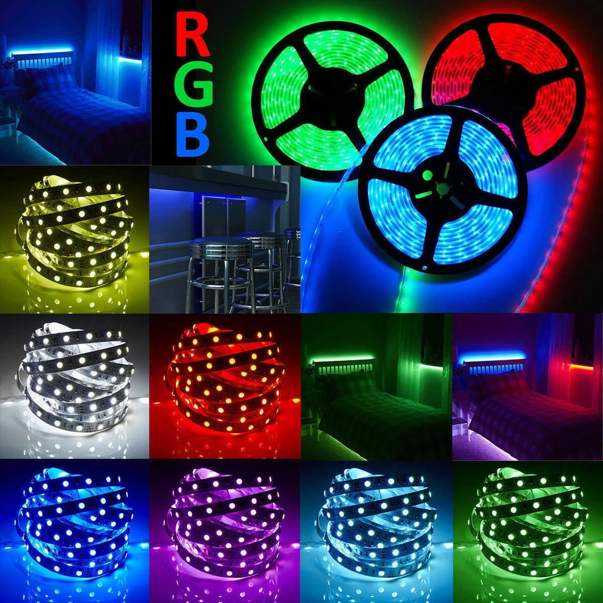 Neon Led Light Glow El Wire String Strip Rope Tube Decor Party Remot Controller - Image 3