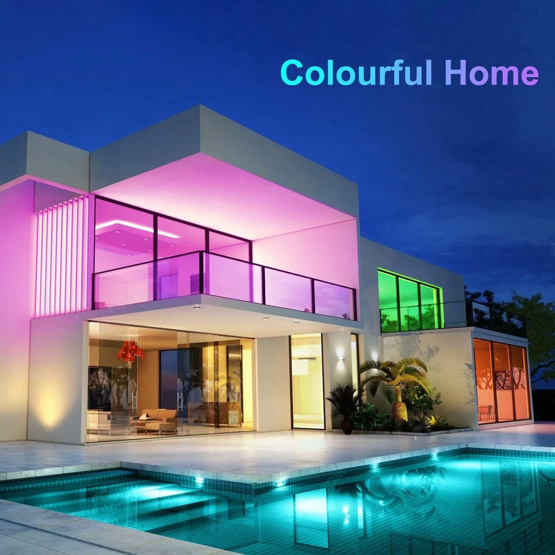 50Ft Multicolor Led Strip Lights Remote Control Rgb For Bedroom Party Home - Image 3