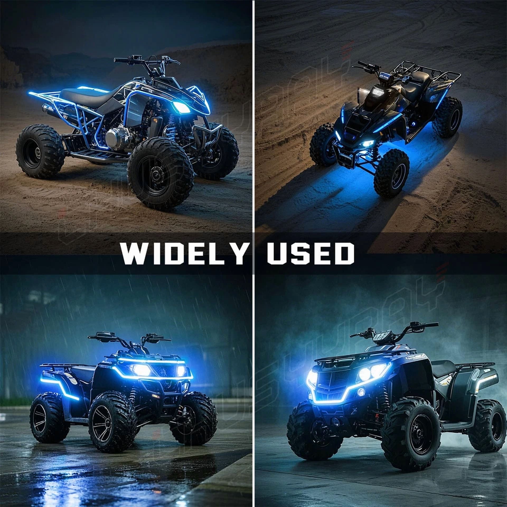 Happy New Year Gamers Players Gaming Computer Desk Led Accent Lighting Bars Kit - Image 3