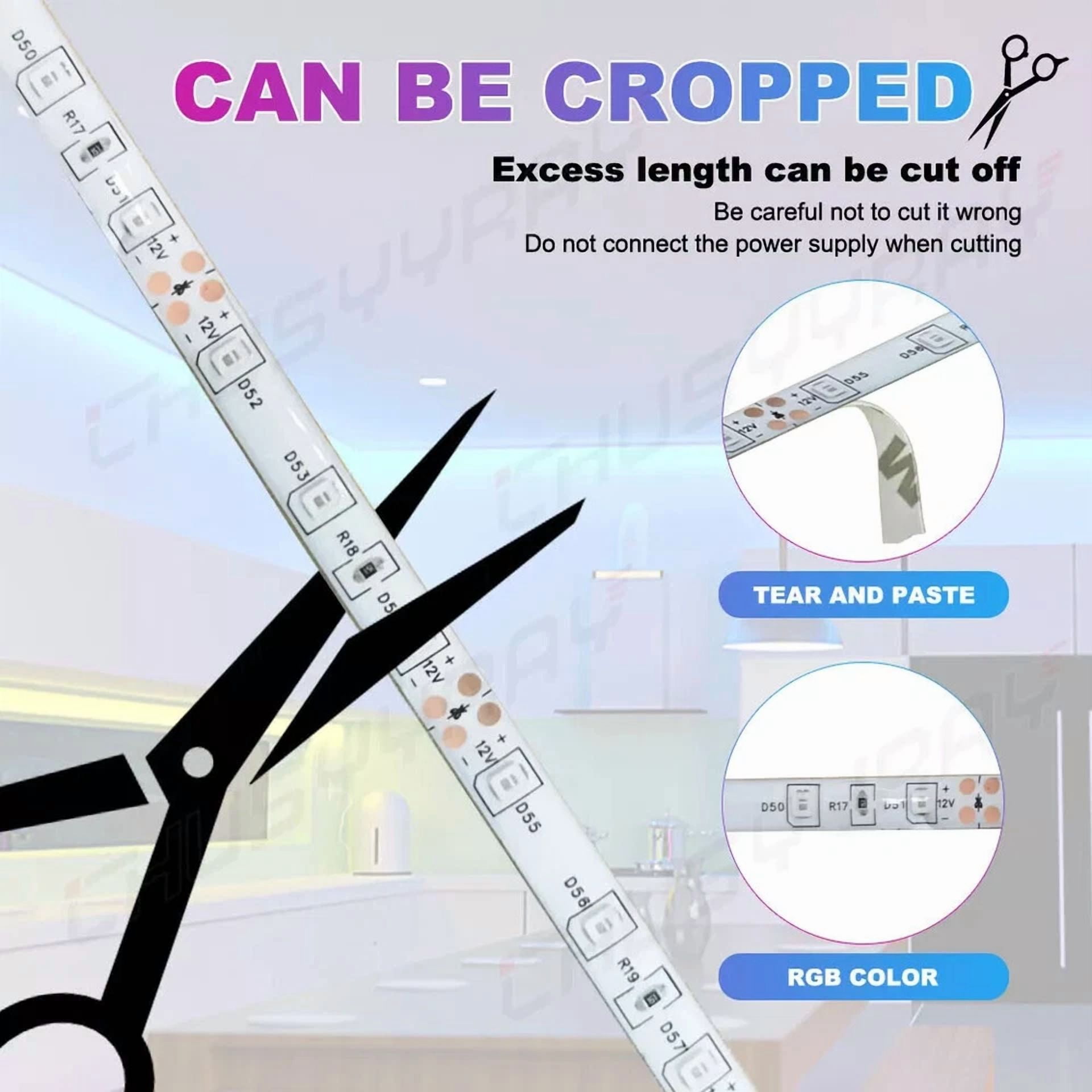 Wireless Control Flexible Rgb Led Smd Strip Light Fairy Lights Room Tv Party Bar - Image 5