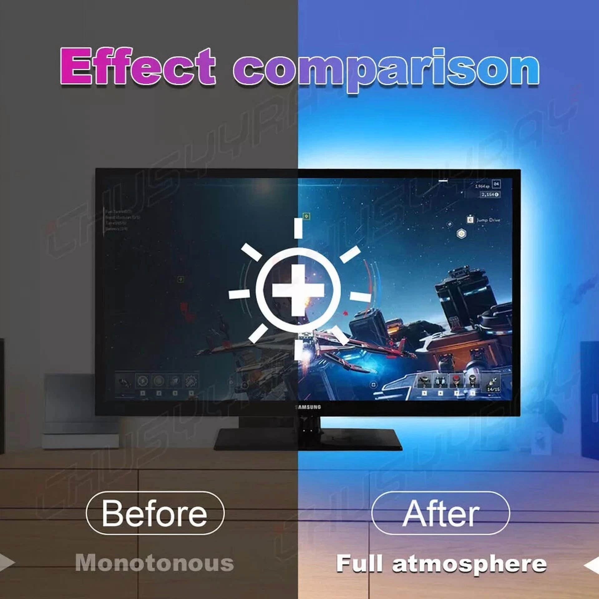 Wireless Control Flexible Rgb Led Smd Strip Light Fairy Lights Room Tv Party Bar - Image 2