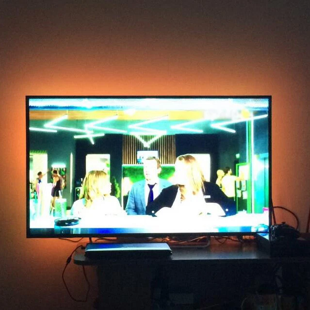 Dc5V Black Pcb 16.4Ft 5M 5050 Smd 150 Led Flexible Strip Lights Party Decor Lamp - Image 4