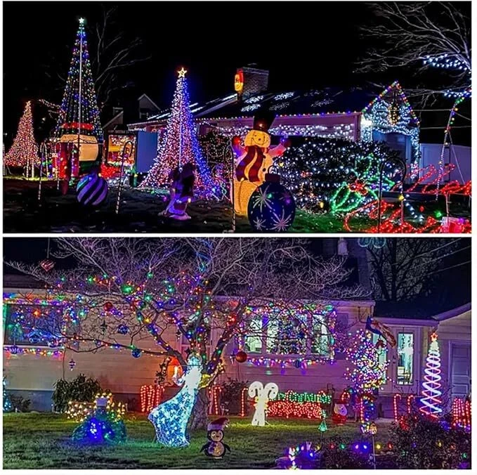 Copper Wire Solar Fairy Lights 8 Modes Waterproof For Christmas Party Decor - Image 4