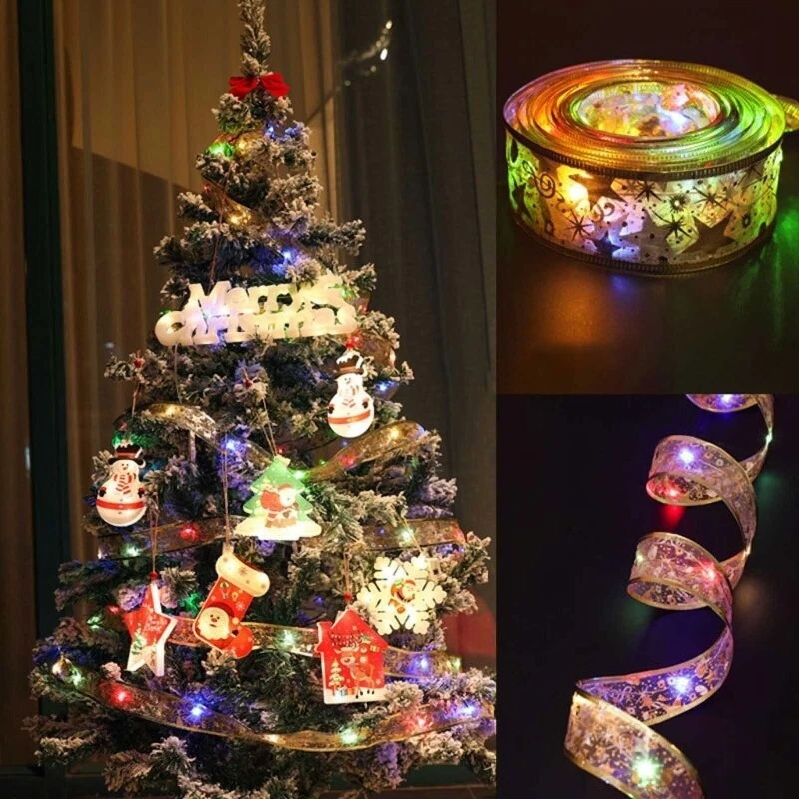 16.4Ft 50Led Ribbon Christmas Fairy String Lights For Christmas Tree Party Decor - Image 6