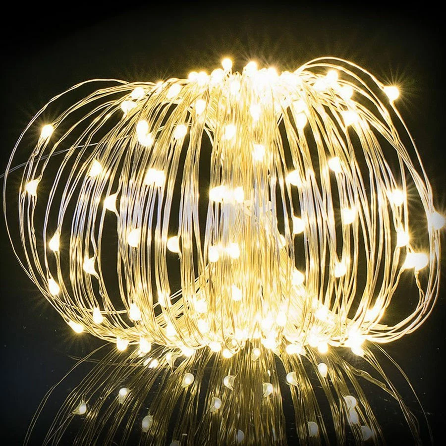 Solar String Lights Led Waterproof Copper Wire Garden Party Decor Outdoor Us - Image 5