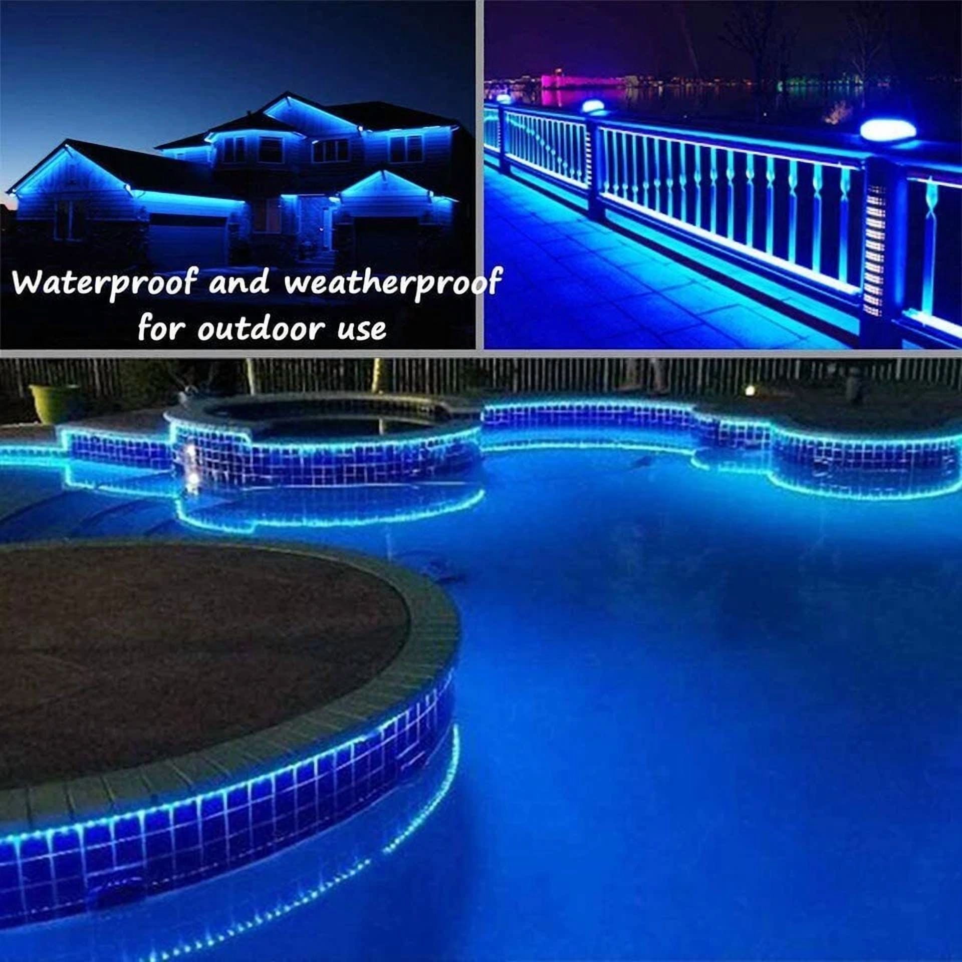 Solar Rope String Lights Outdoor Waterproof Fairy Lightstree Pool Decor Home - Image 4