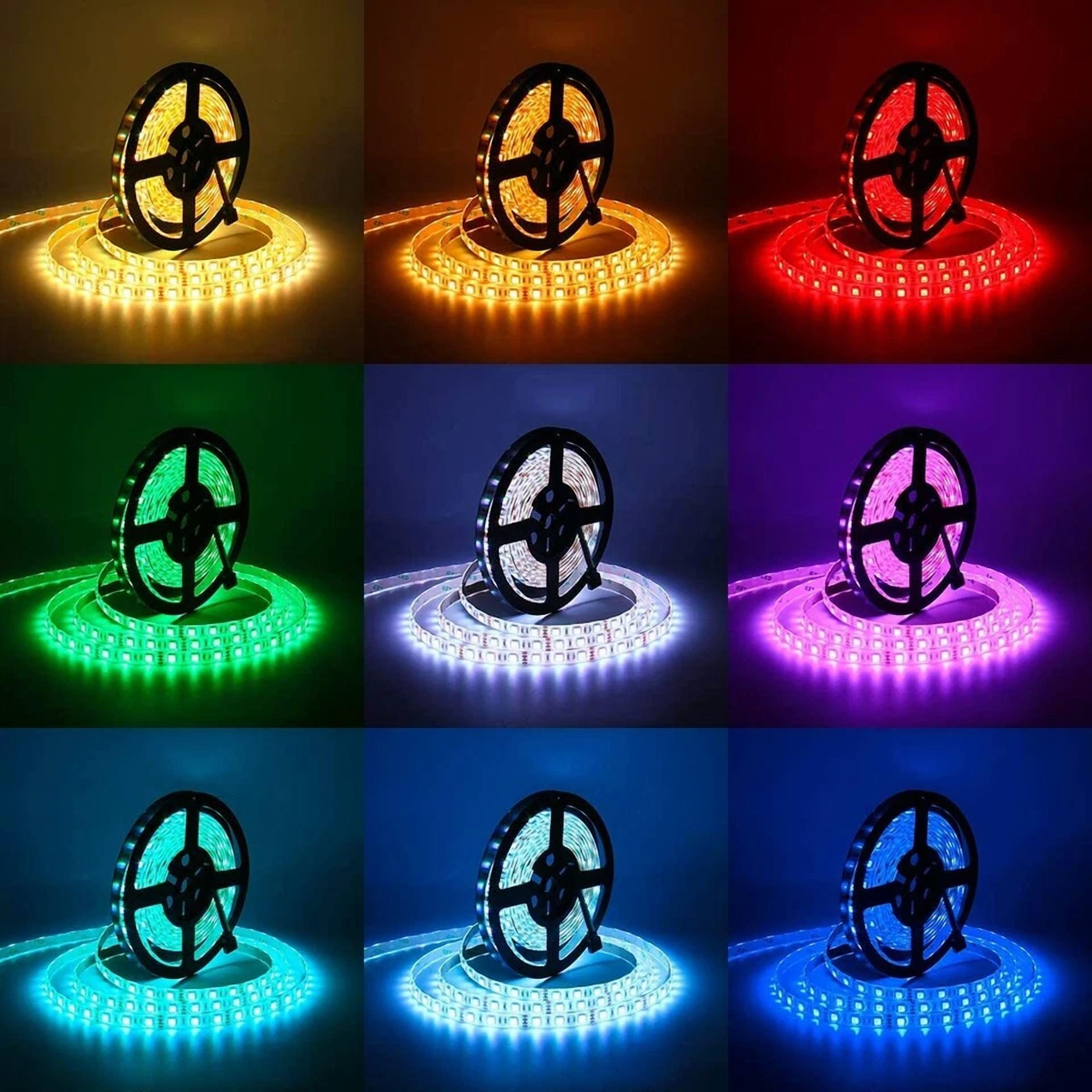 5M Rgb Led Light Strip 300 Leds Flexible Waterproof For Home Garden Party Decor - Image 4