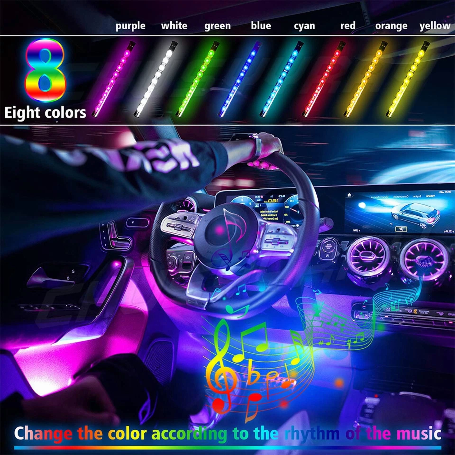 4Pc Flexible 5050 Rgb Led Strip Lights Remote Fairy Light Room Party Waterproof - Image 4