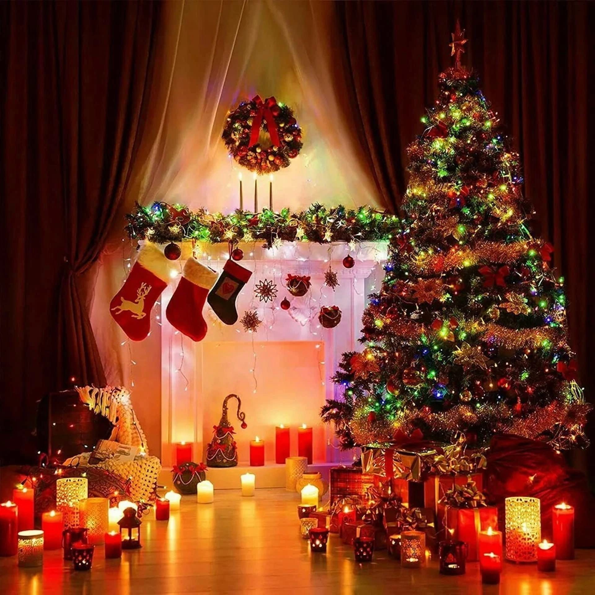 40Led Christmas Tree Fairy String Party Lights Lamp Xmas Waterp Usb Char/Battery - Image 2