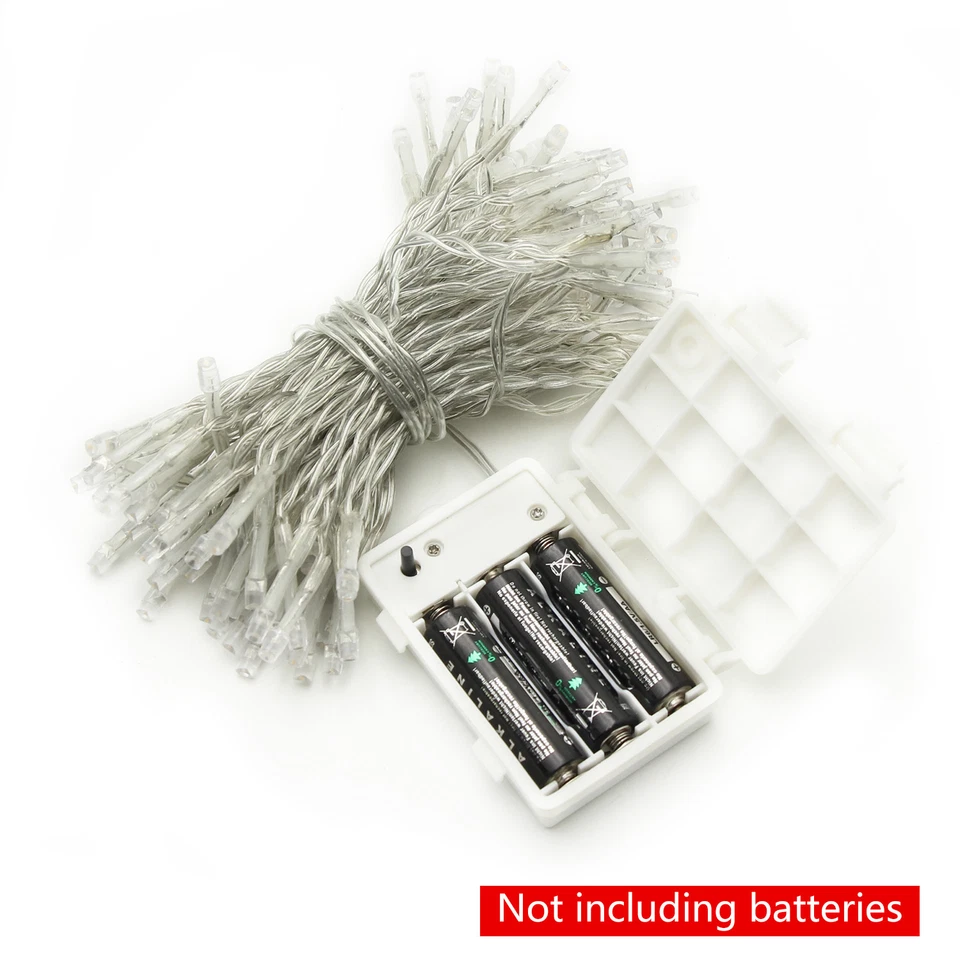 Battery Powered 32Ft Green100 Led Fairy String Lights Xmas Tree Party Halloween - Image 5