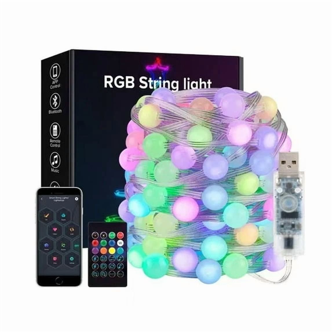 Com1950S Led Light Bar For Bedroom Smart Led Strip Lights 16.4Ft Smart Leather L - Image 4