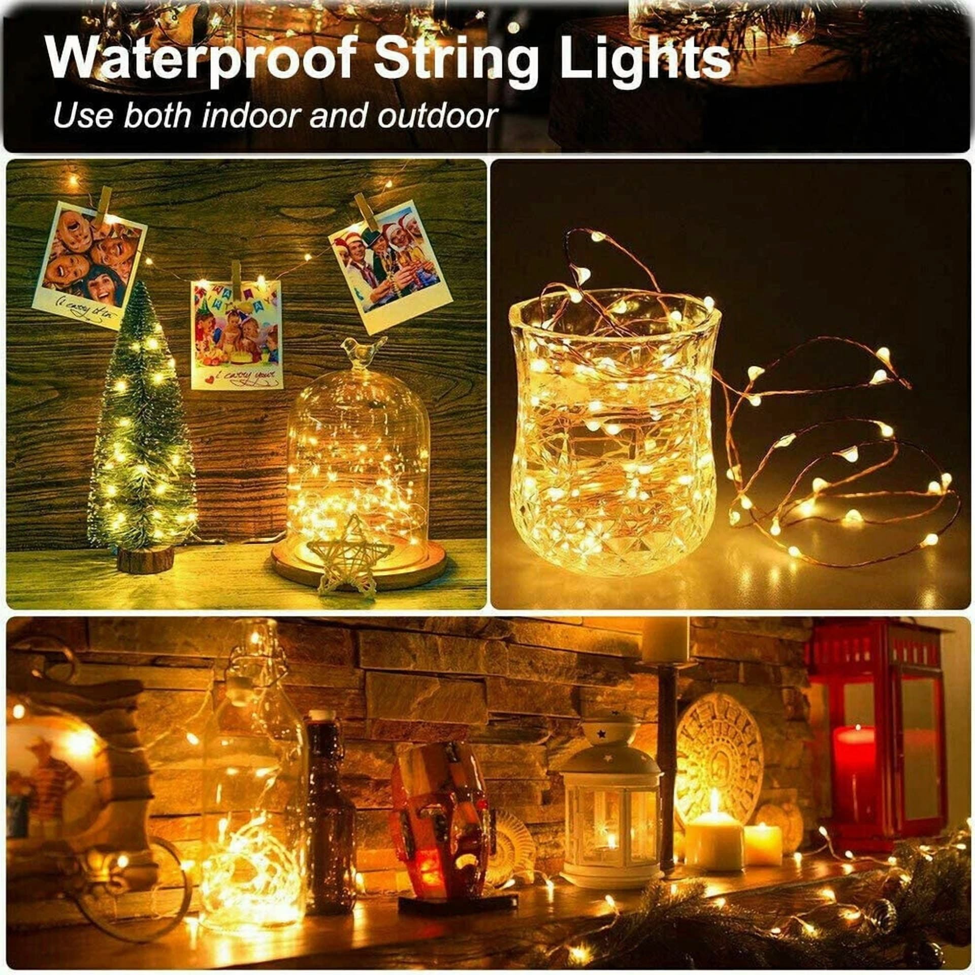 20Pack Fairy String Lights 6.6Ft 20 Leds Battery Operated Copper Wire Xmas Decor - Image 3