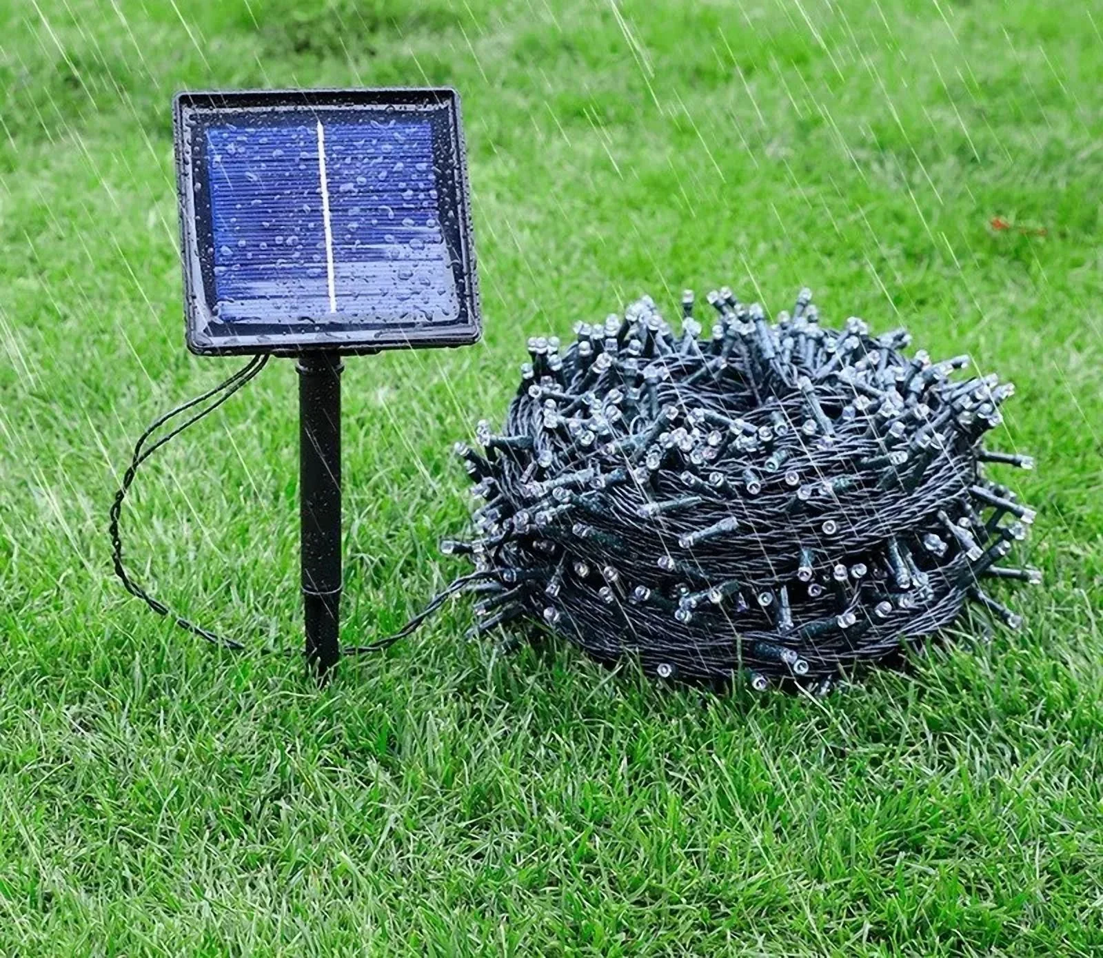 100 Led Solar String Lights 40Ft Warm White 8 Modes Auto On/Off Xmas Decorations - Image 5