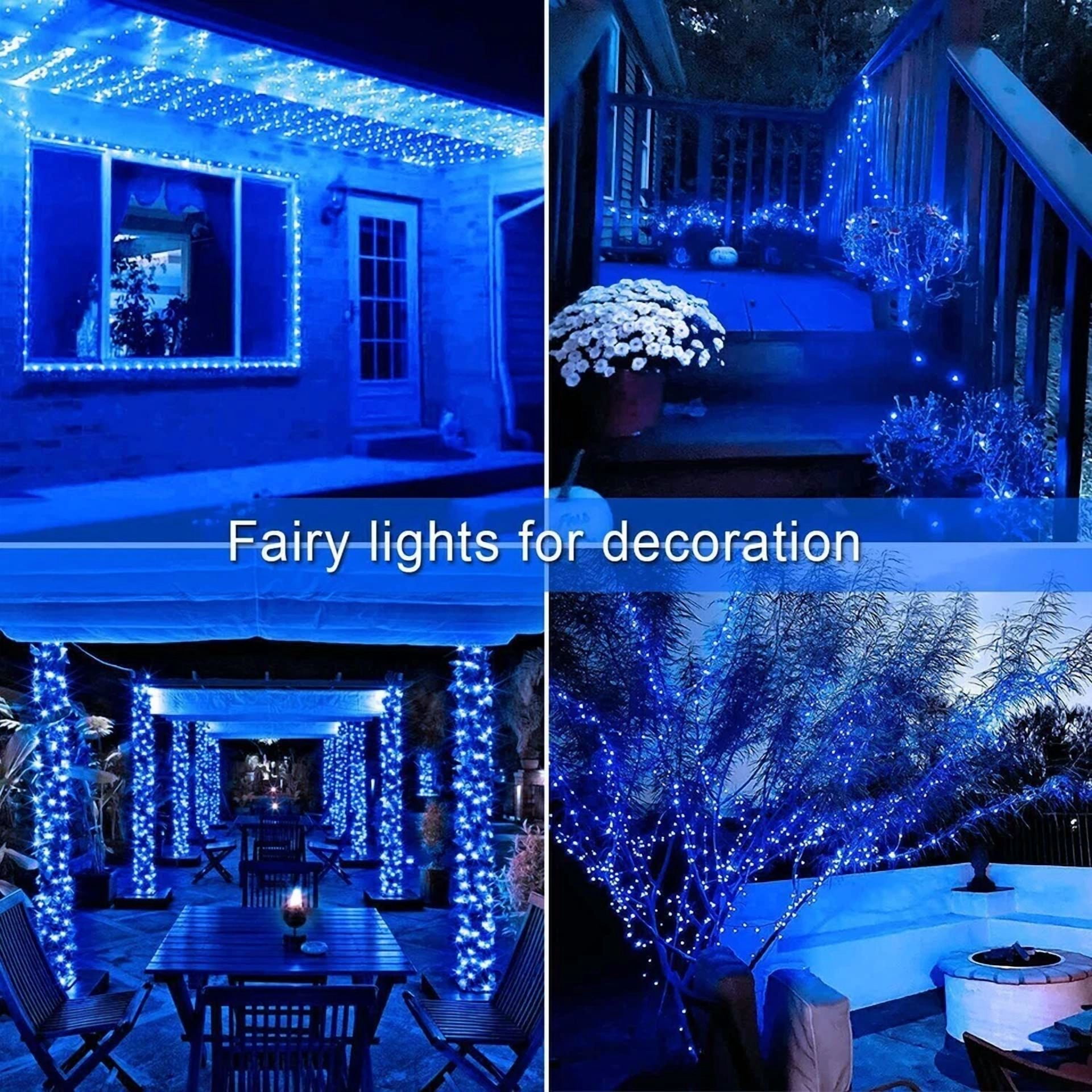 300 Led Solar Fairy String Lights Outdoor Garden Party Path Lawn Tree Decor Xmas - Image 3