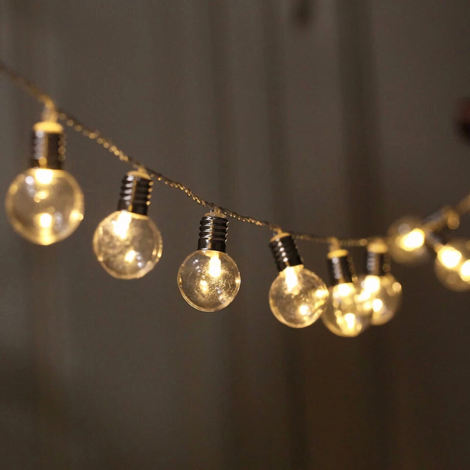 Solar Powered 21Ft 30Led String Lights Garden Wedding Party Decor Waterproof - Image 2