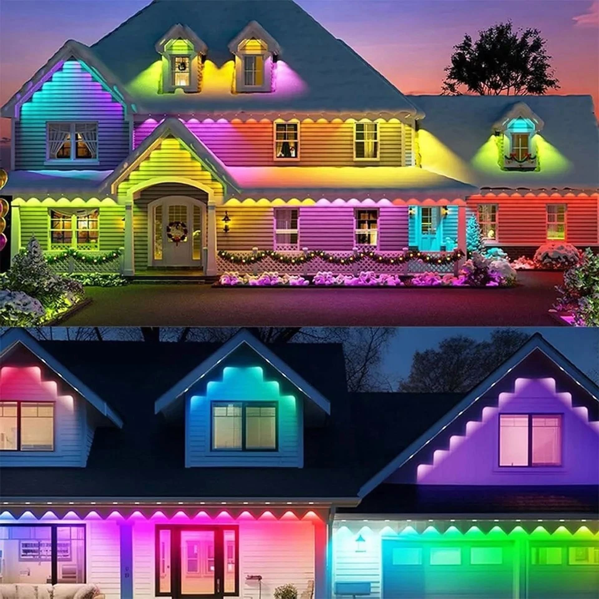 200 Led 65Ft Strip Rope Light Tube String Outdoor Garden Party Decoration Lights - Image 4