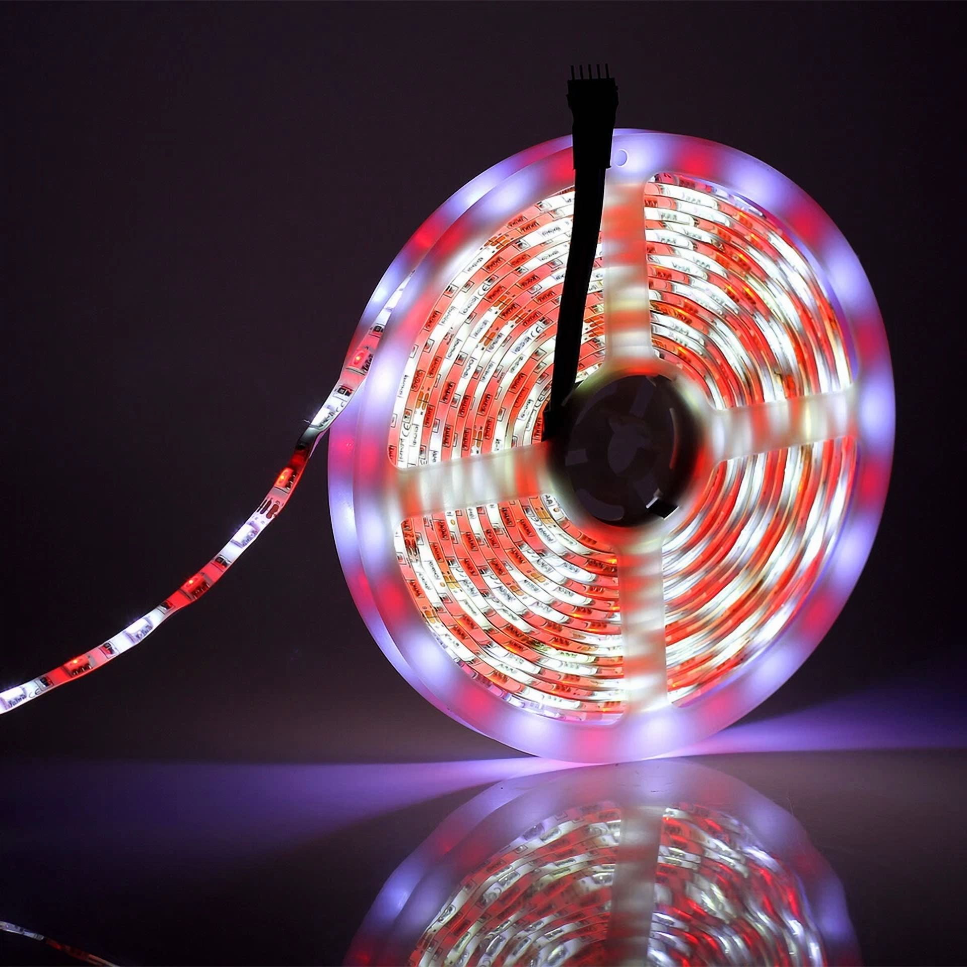 16.4Ft 5M 300 Leds 5050 Rgbw Rgb+Cool White Led Strip Light 5 Pin Waterproof - Image 3