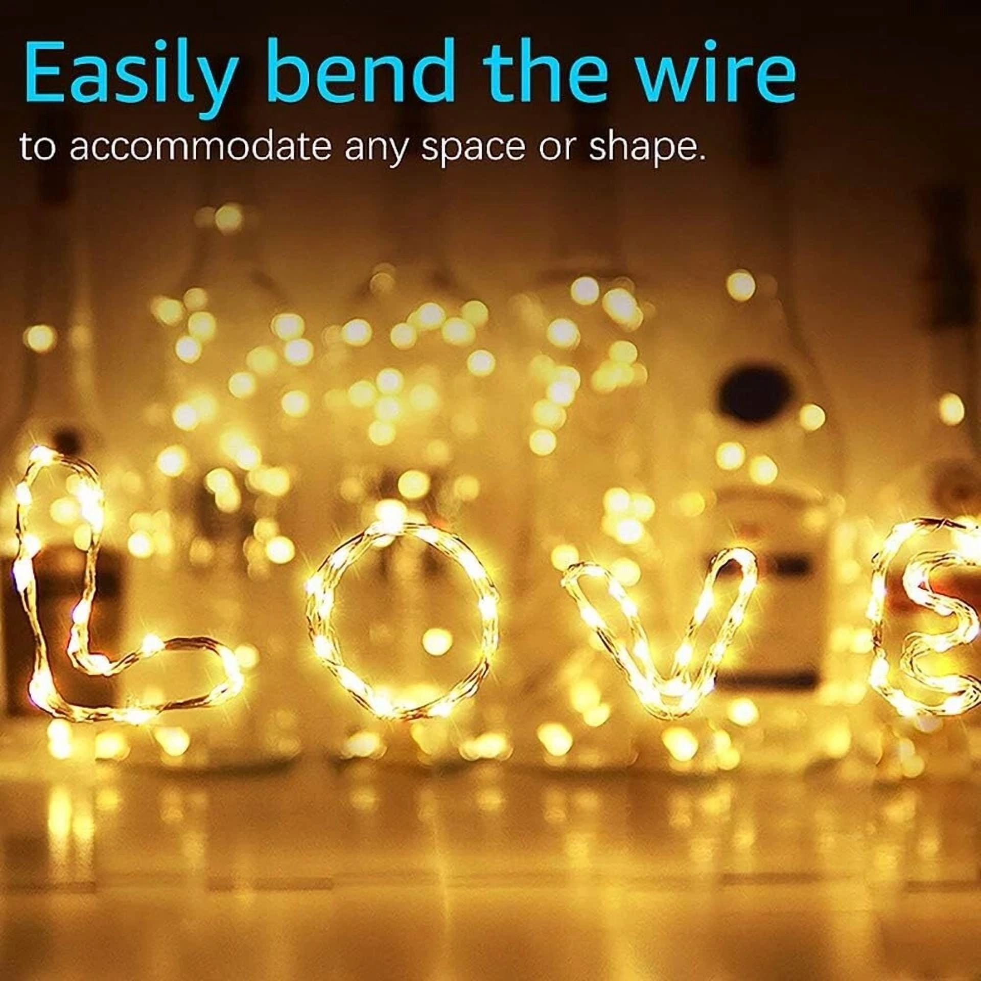 16 X Fairy String Lights Battery Operated Warm White 6.6Ft Halloween Xmas Decor - Image 4