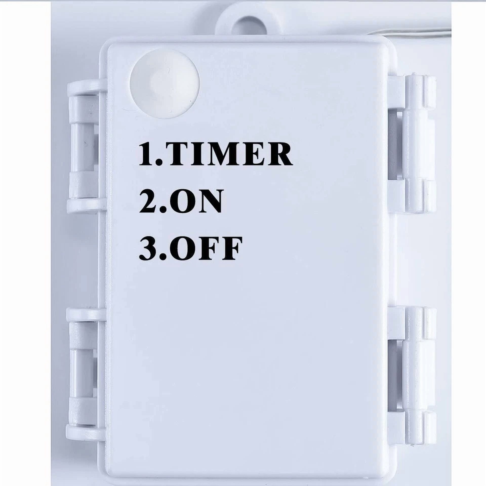 Snow Flake Christmas String Lights 20-Led 16Ft Battery Operated,Waterproof Light - Image 2