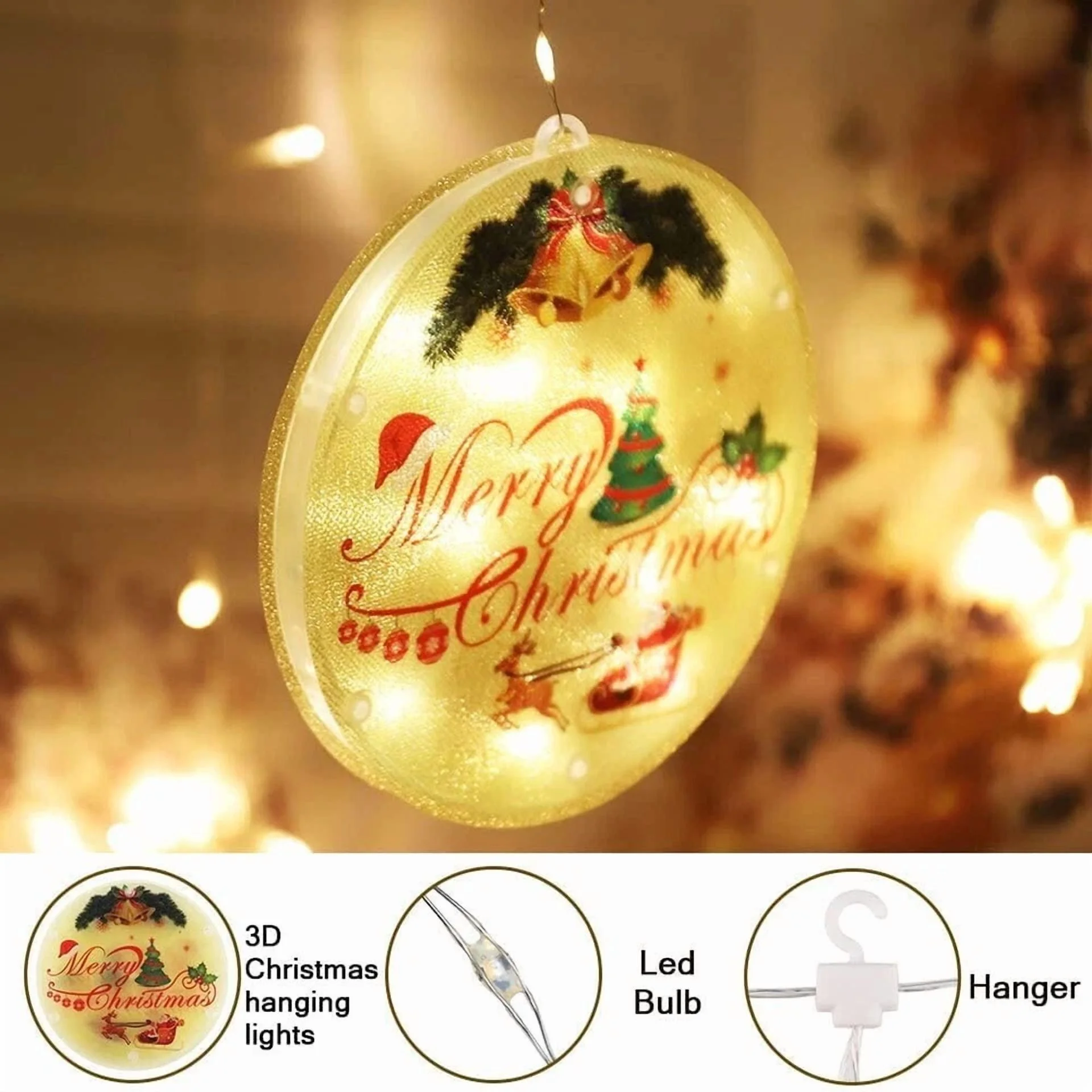 Holiday Decorative Led String Lights - Perfect For Christmas Room Decoration - Image 3