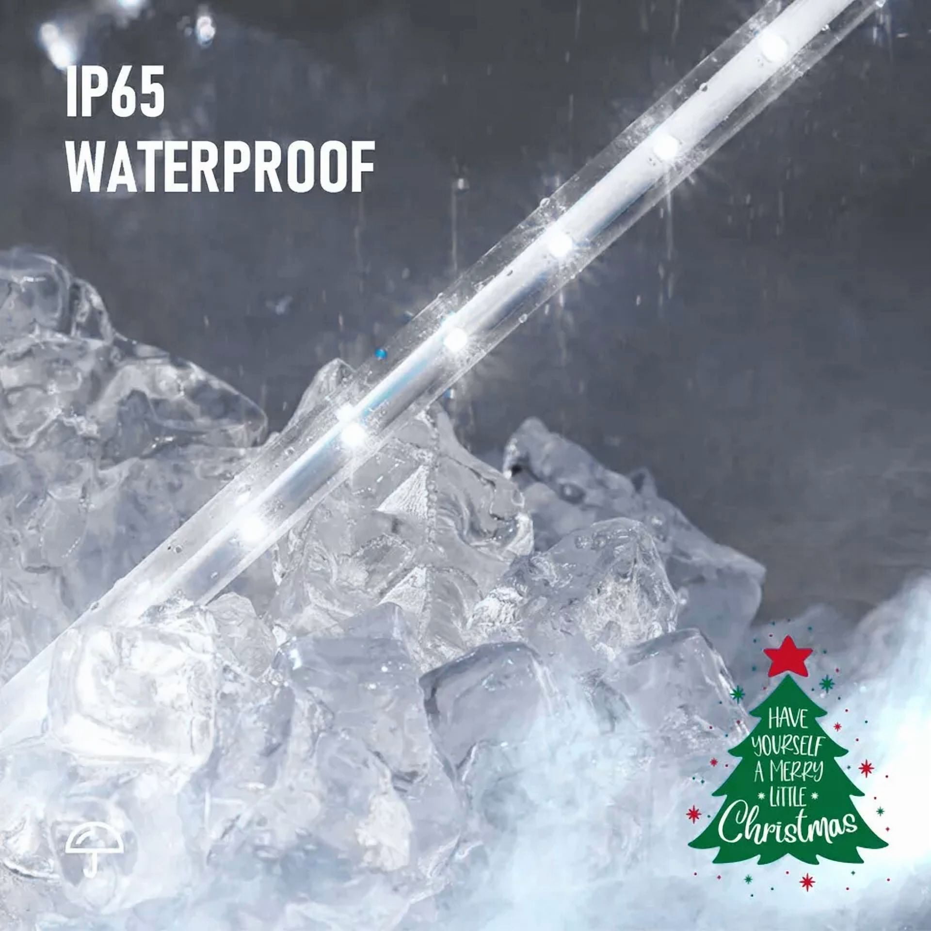 288 Led Outdoor Meteor Shower Lights Rain Tree String Light Garden Party Decor - Image 3