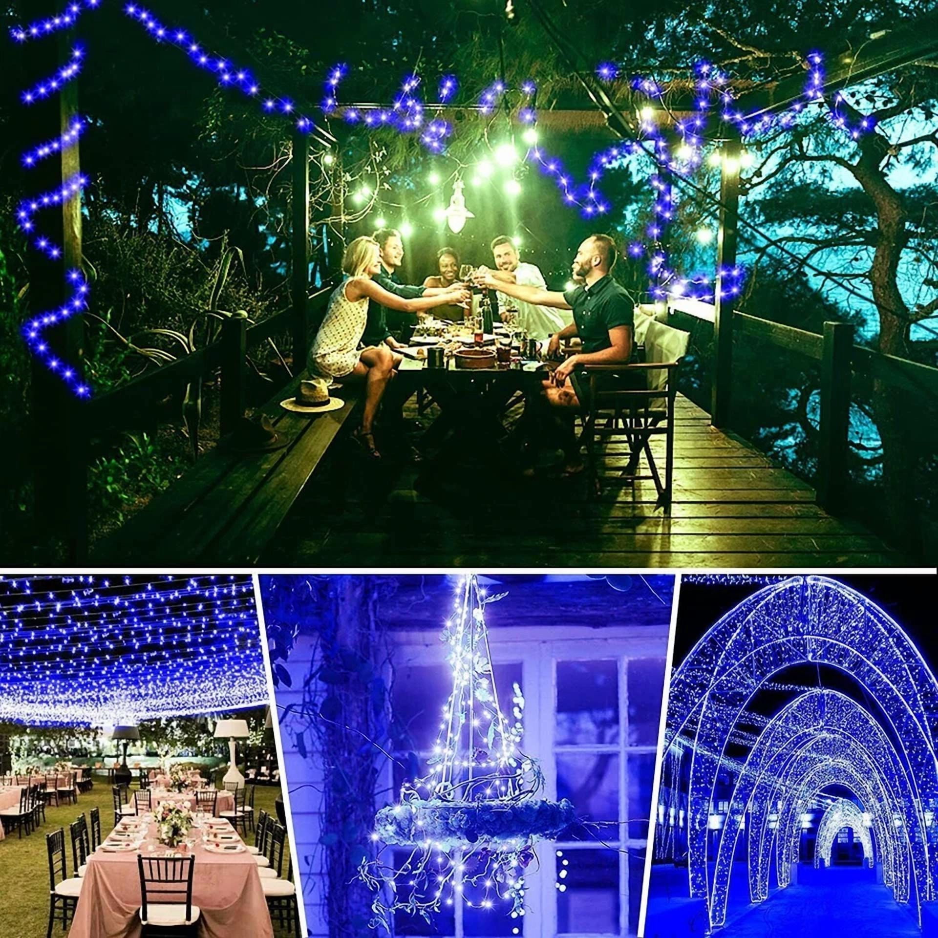 300 Led Solar Fairy String Lights Outdoor Garden Party Path Lawn Tree Decor Xmas - Image 2