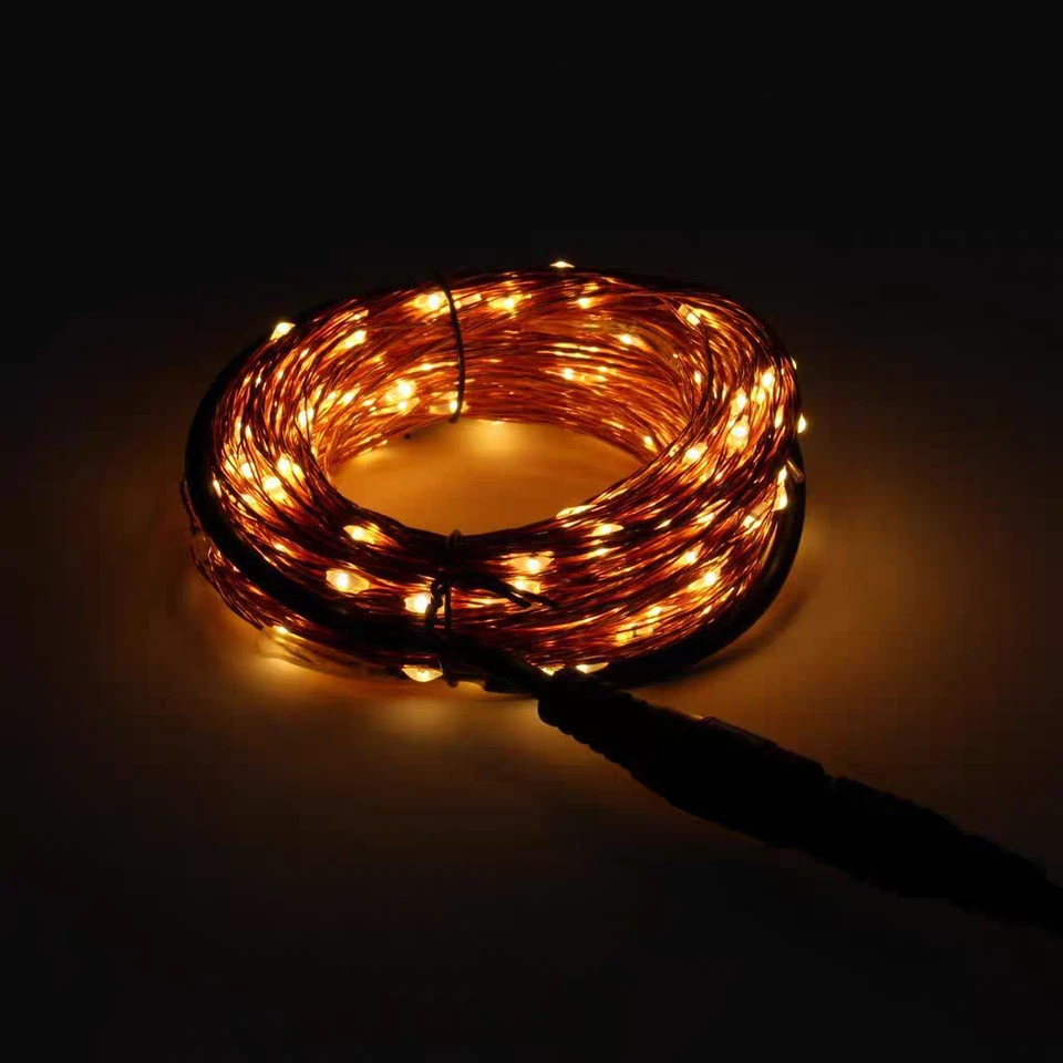Led Outdoor Fairy String Lights Copper Wire Waterproof Garden Yard Decor - Image 6
