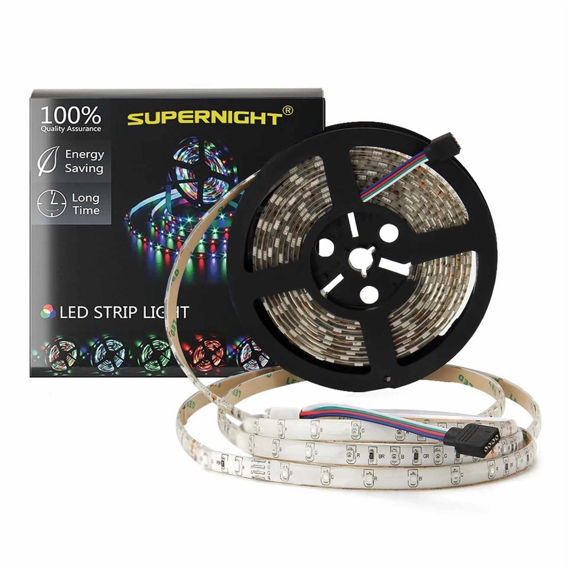 16.4Ft Rgb Led Strip Light 3528Smd Waterproof Rope Tape Lamp For Party Home Tv - Image 2