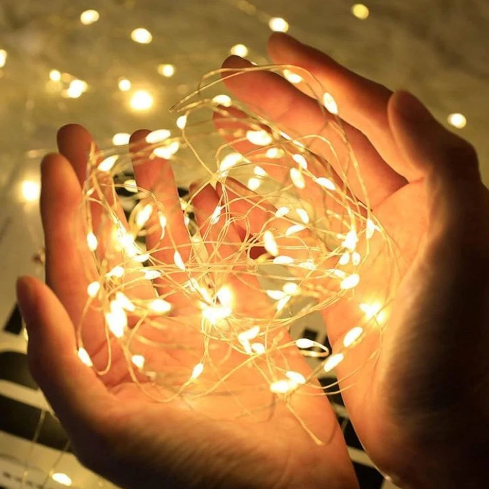 50Led String Lights Xmas Decorations For Indoor Outdoor Bedroom Yard Party Decor - Image 3
