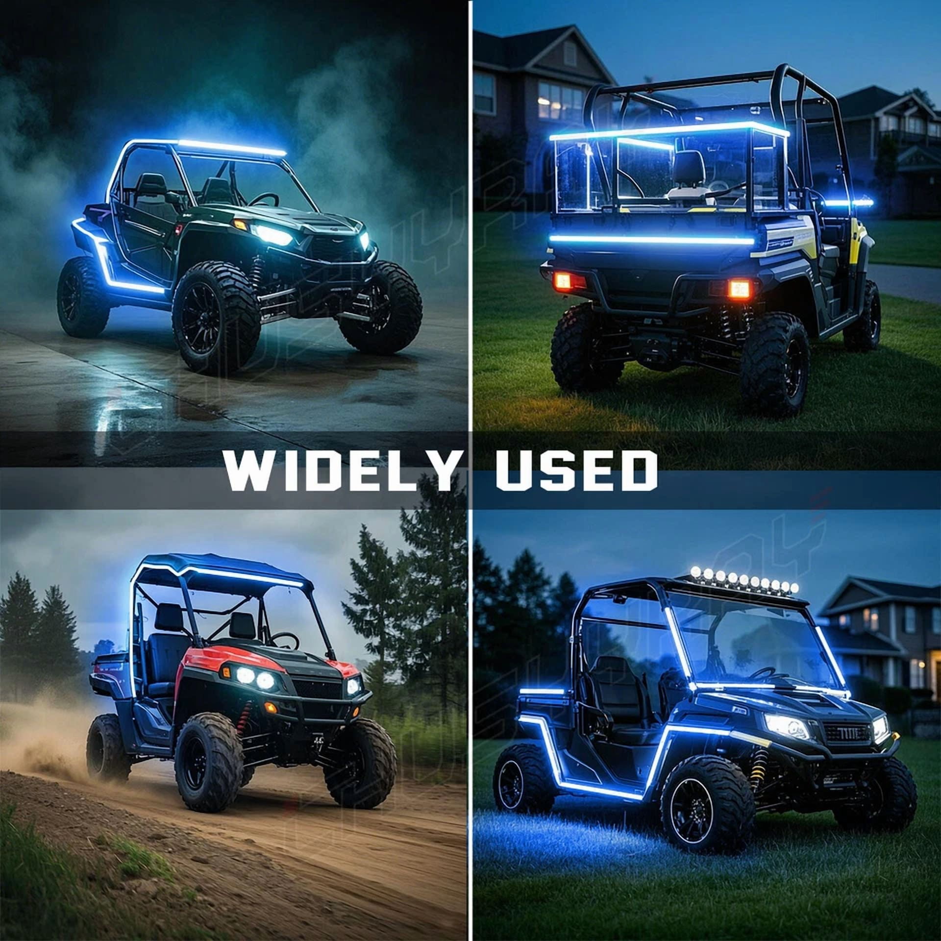 Happy New Year Gamers Players Gaming Computer Desk Led Accent Lighting Bars Kit - Image 4