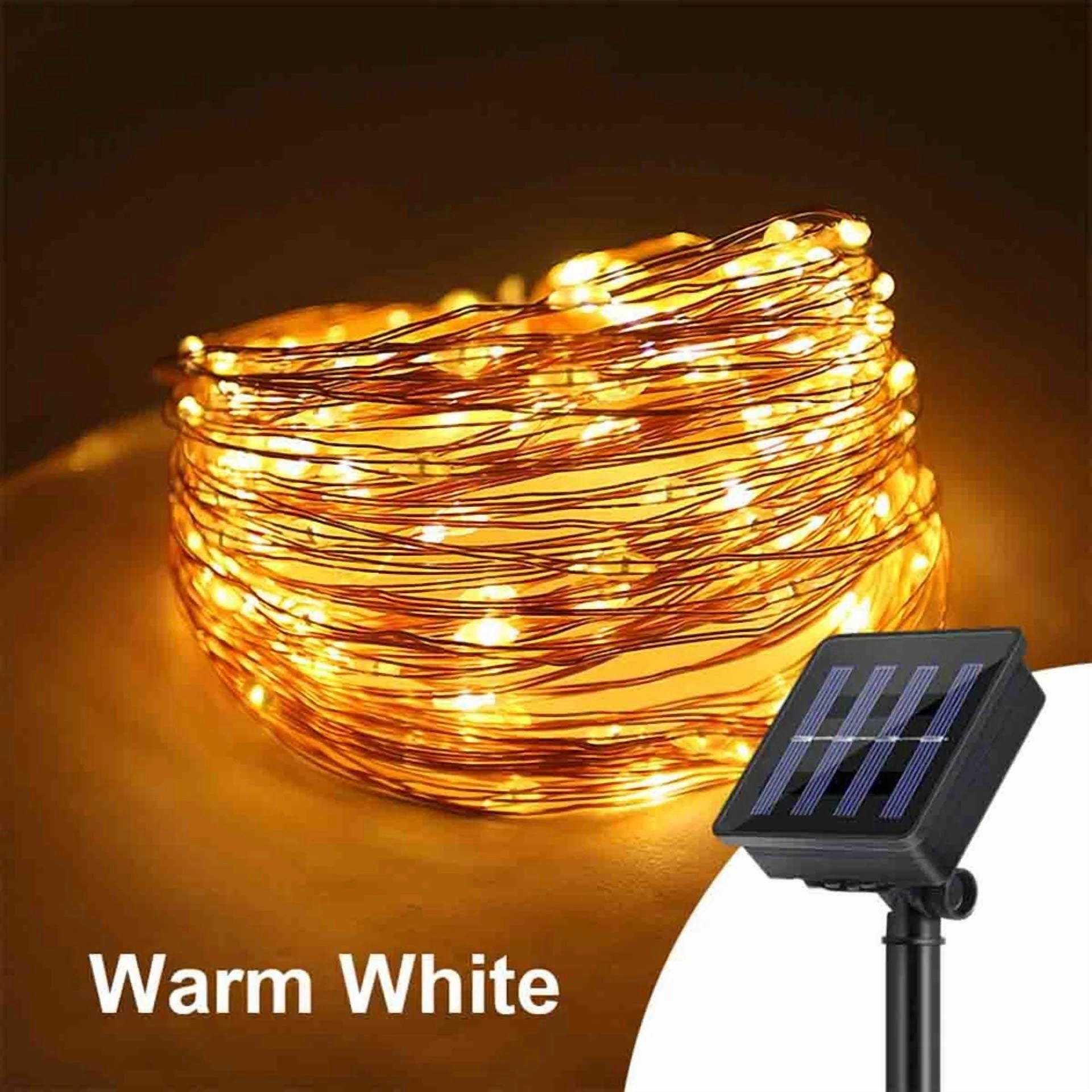 GRIND- 100 Led Solar String Lights Patio Party Yard Garden Wedding Waterproof Outdoor - Image 4