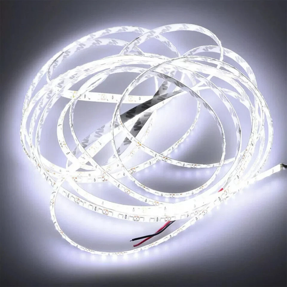 16Ft 5M Bright Cool White 5M 300Leds Flexible Smd 5050 Led Strip Light Lamp 12V - Image 2
