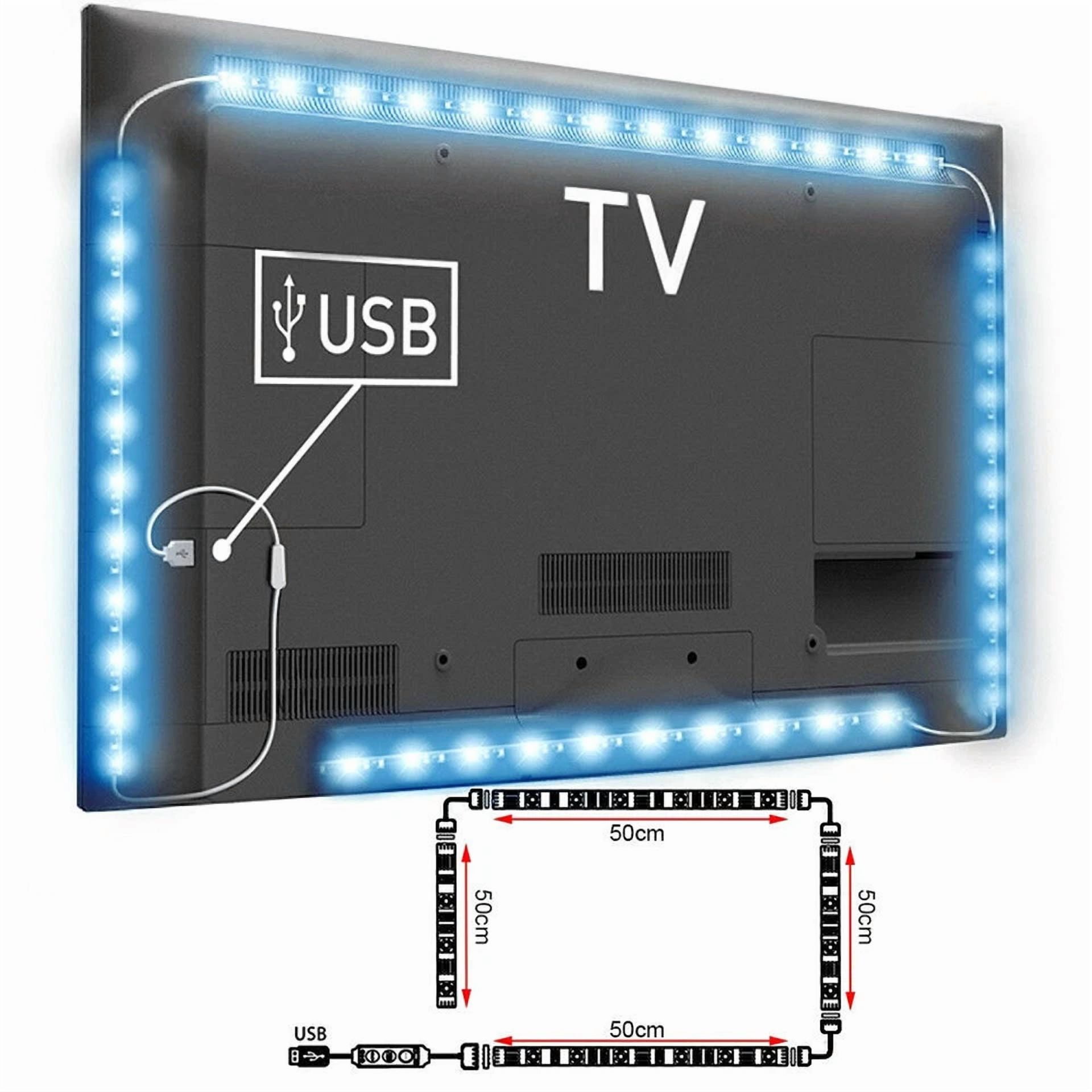 5V 5050 60Smd/M Rgb Led Strip Light Bar Tv Back Lighting Kit+Usb Remote Control - Image 3