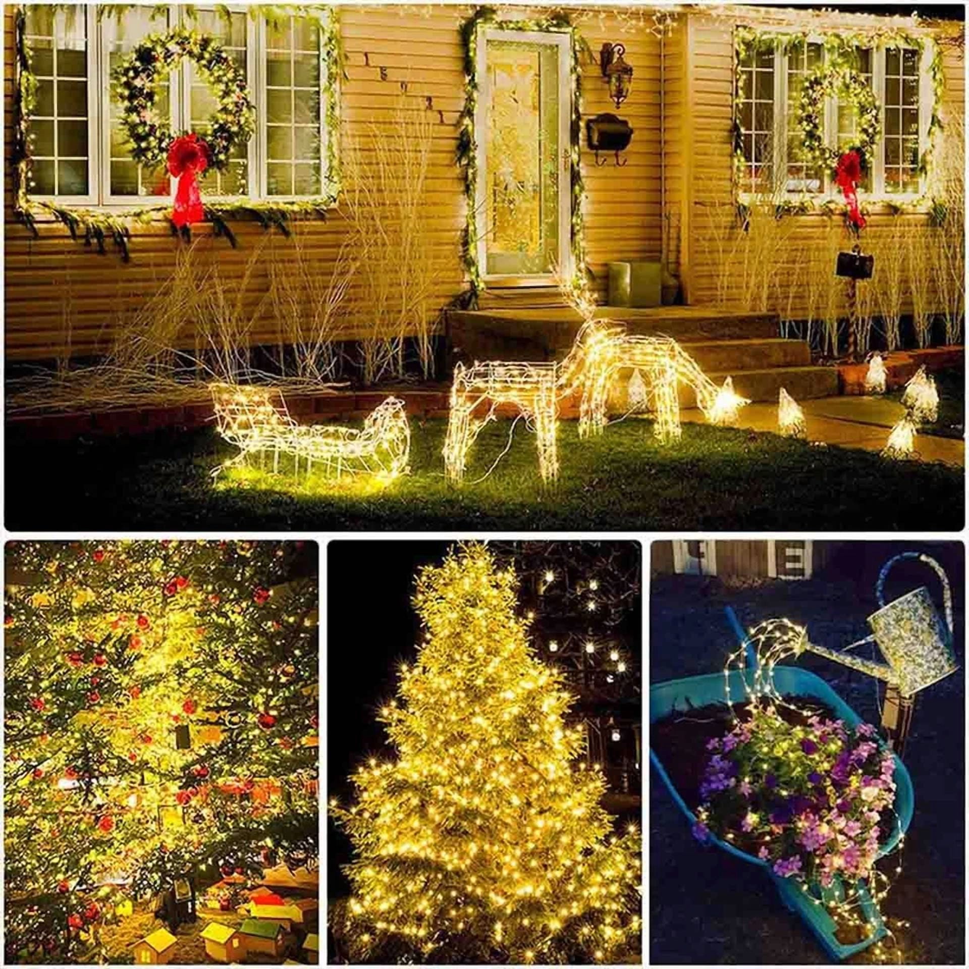 GRIND- 100 Led Solar String Lights Patio Party Yard Garden Wedding Waterproof Outdoor - Image 6
