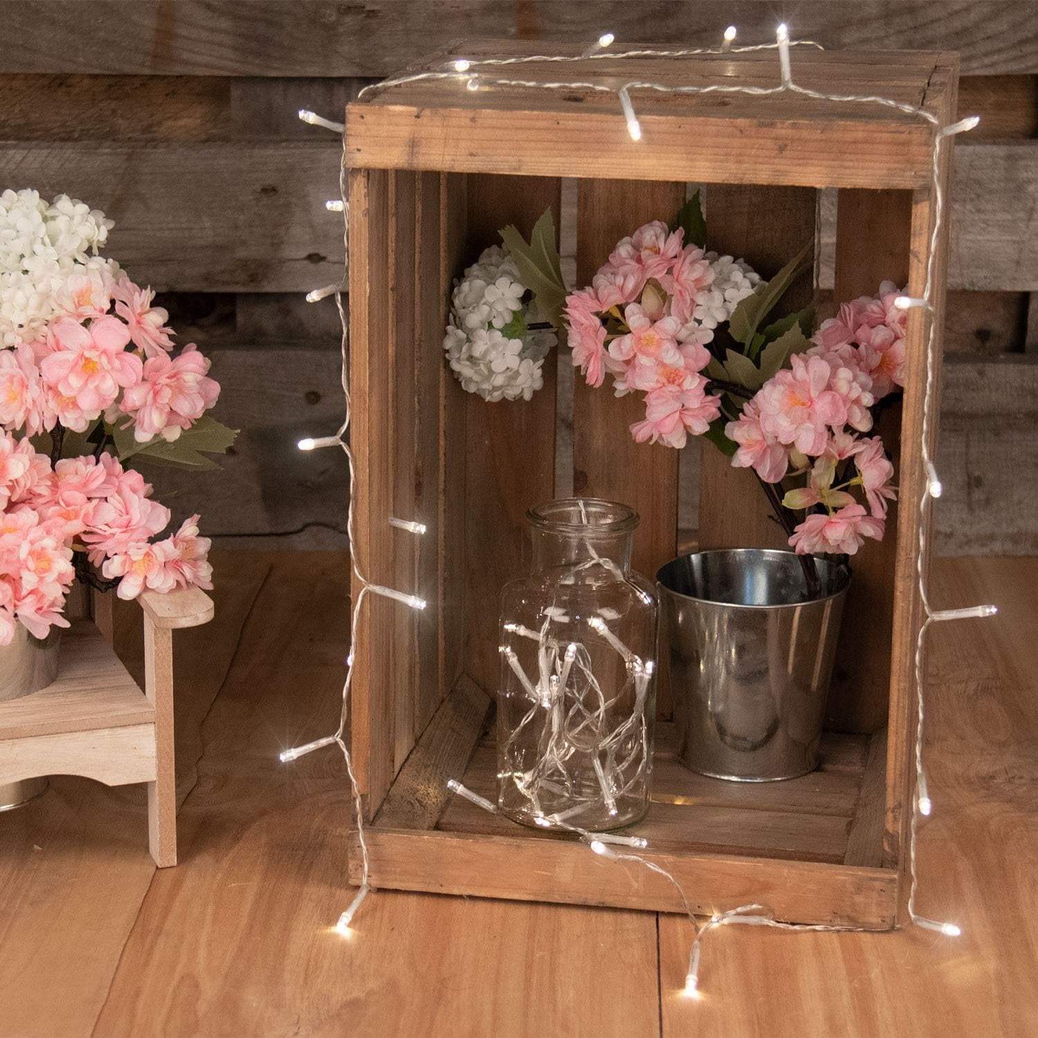 Idena 31602 LED Fairy Lights with 30 LEDs in Warm White, 6 Hour Timer Function, Battery Operate - Image 2