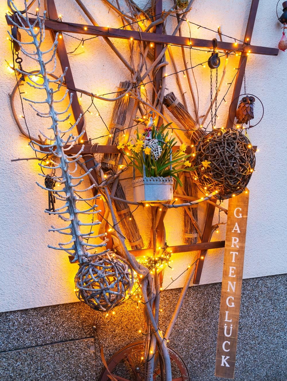 Idena 31123 LED Fairy Lights with 400 LEDs in Warm White, with 8 Hour Timer Function and Transf - Image 2