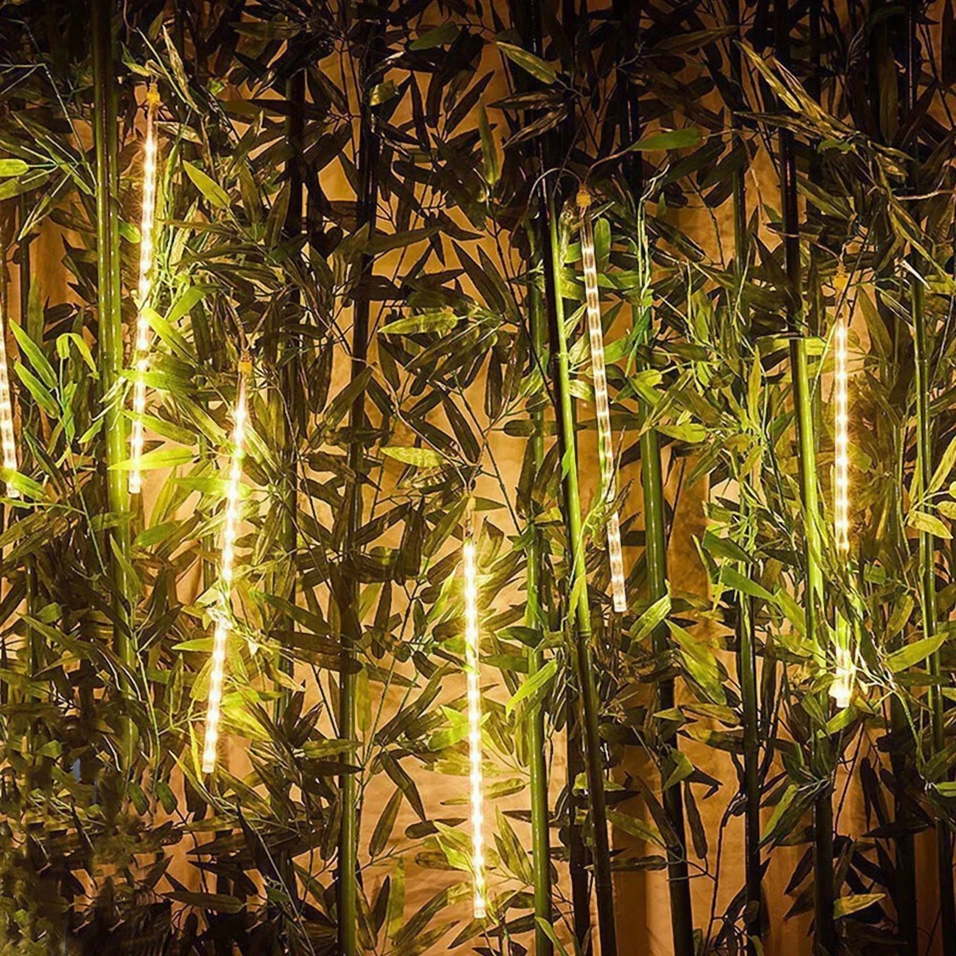 288 Led Outdoor Meteor Shower Lights Rain Tree String Lights Garden Xmas Decor - Image 3