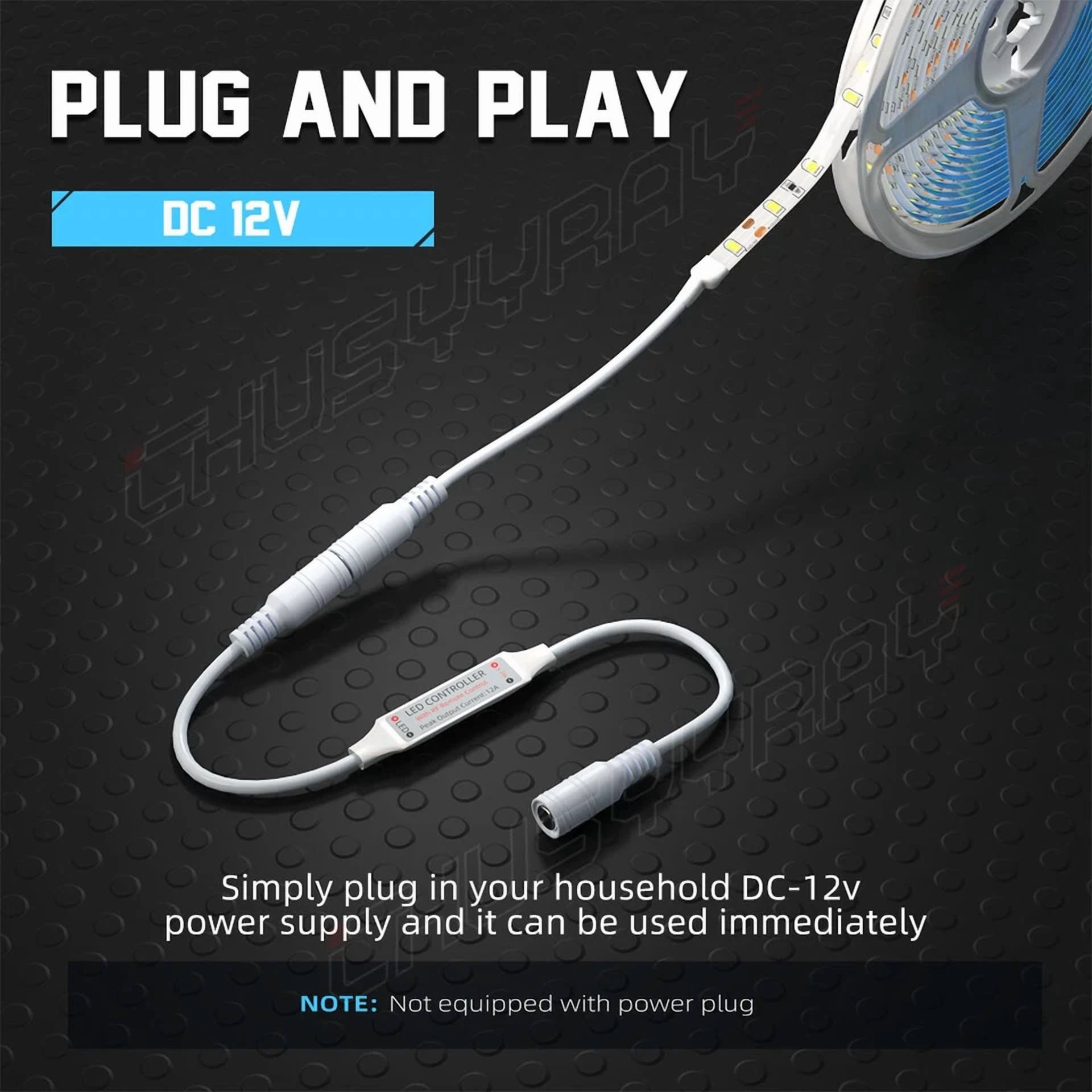 Led Flexible Strip Light 12V 5M 16.4Ft White For Sunroom, Laundry/Utility Room - Image 3