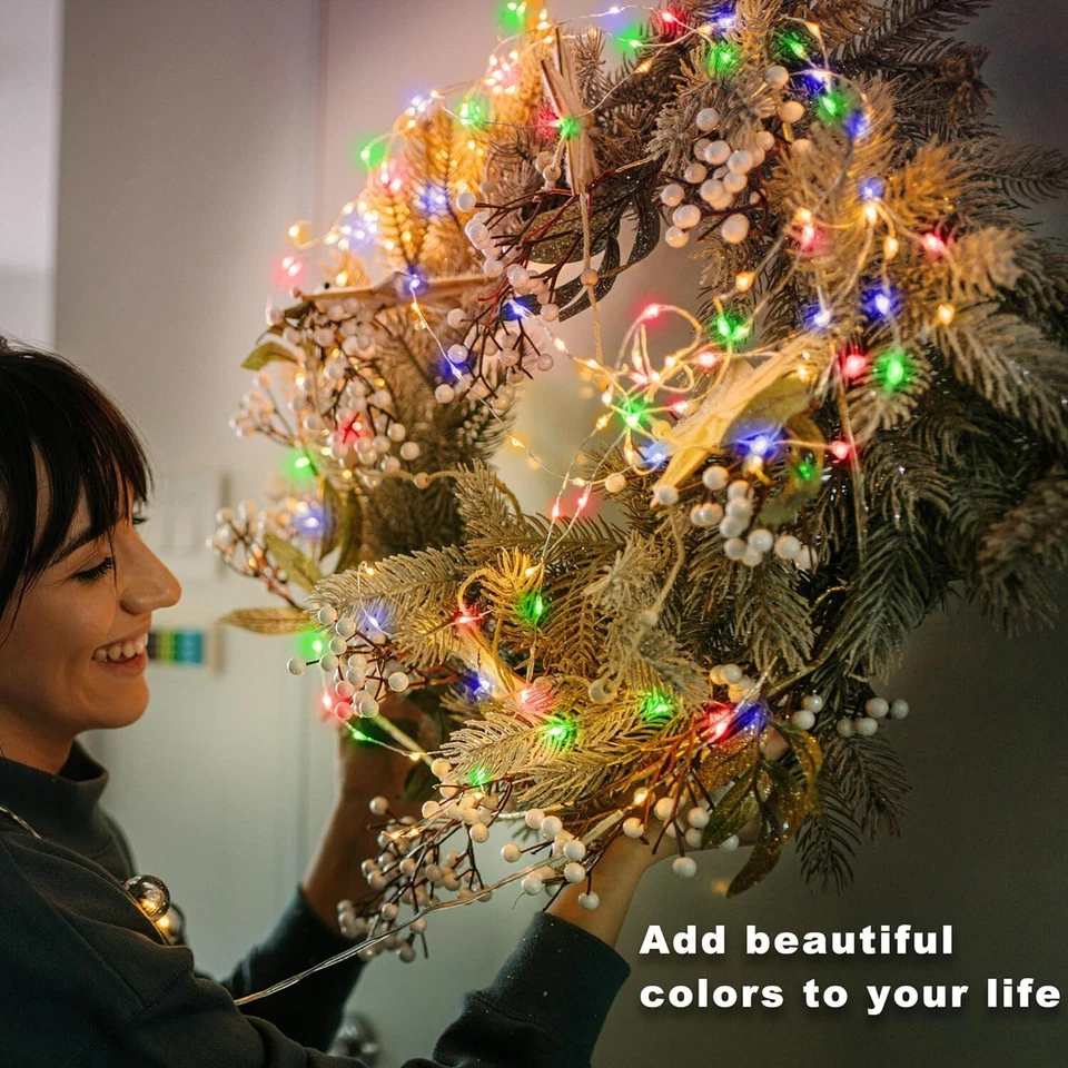 50Led String Lights Xmas Decorations For Indoor Outdoor Bedroom Yard Party Decor - Image 6