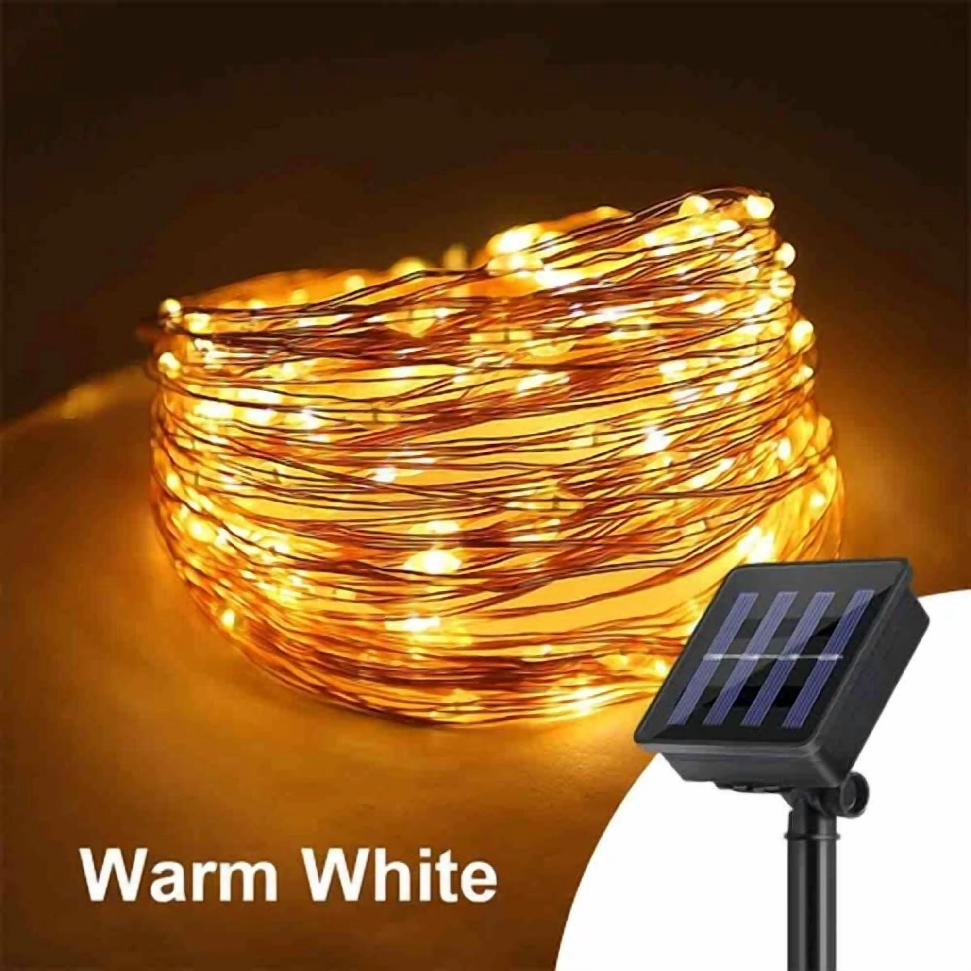 GRIND- 100 Led Solar String Lights Patio Party Yard Garden Wedding Waterproof Outdoor