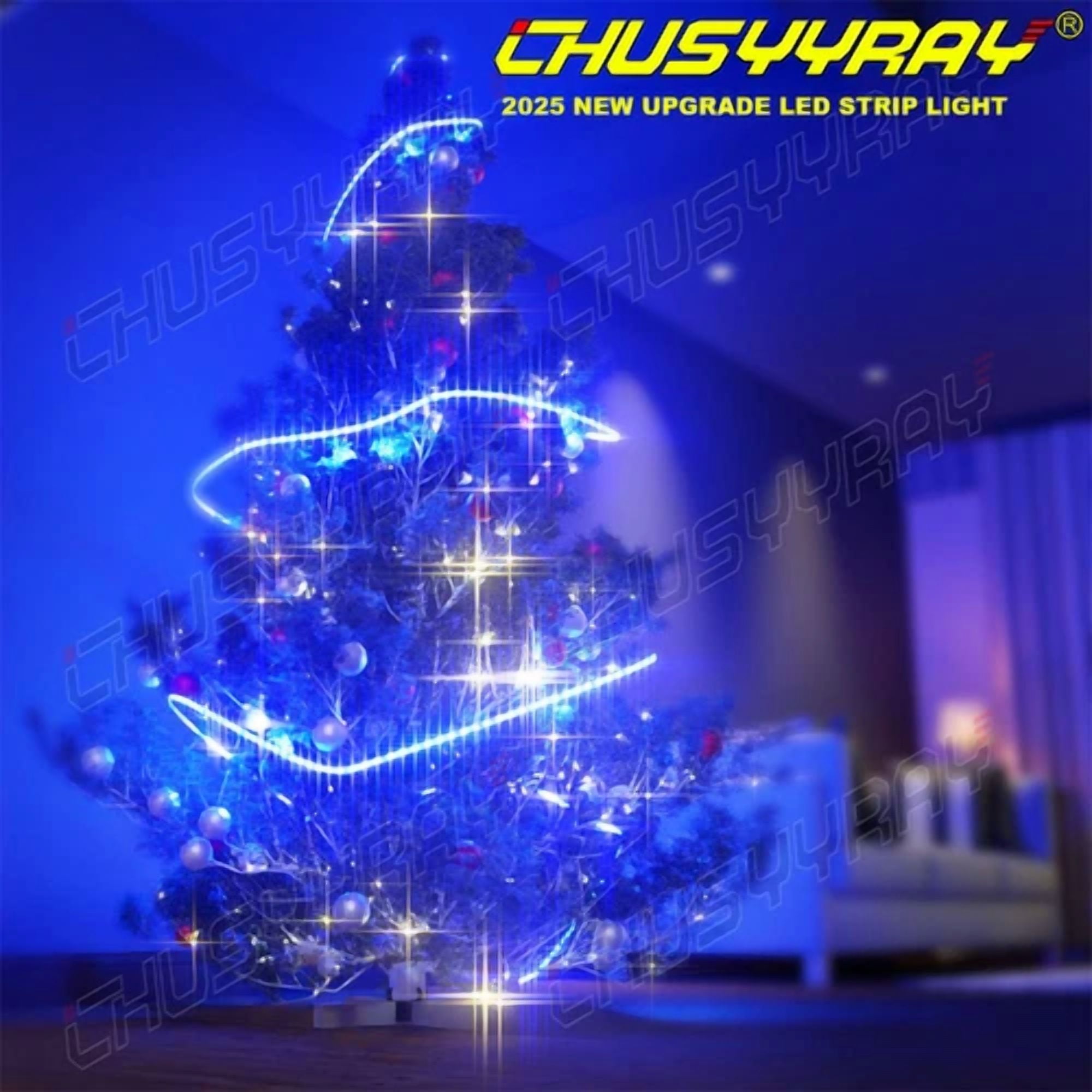 Led Strip Light Smd 2835 Flexible Tape 300Led 16Ft Indoor Outdoor Lightings Rope