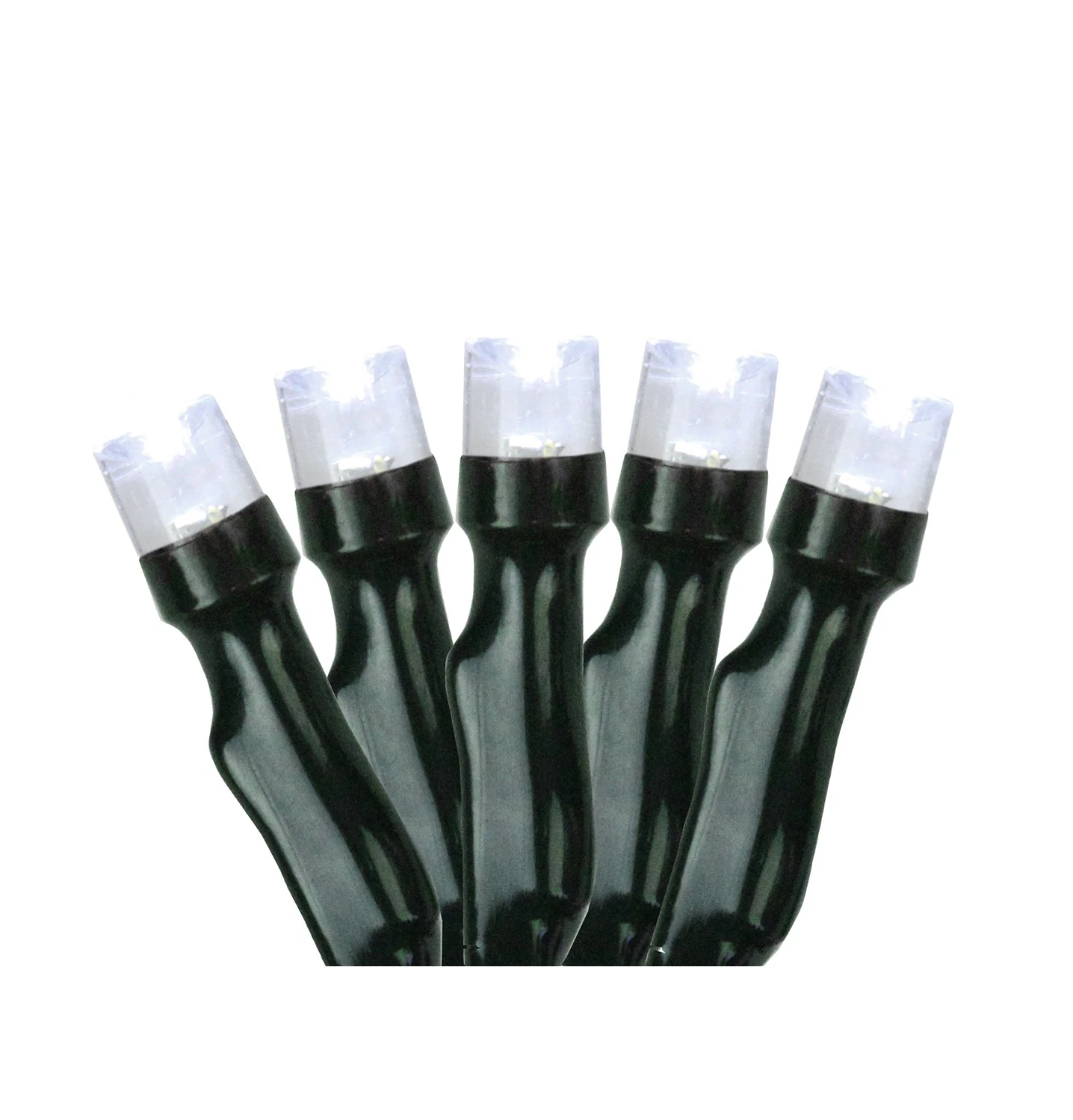 Northlight 20Ct B/O Pure White Led Wide Angle Patio String Lights - Green Wire